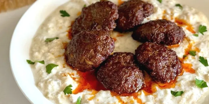How to Make Ali Nazik Kofte (Eggplant Yogurt Meatballs)