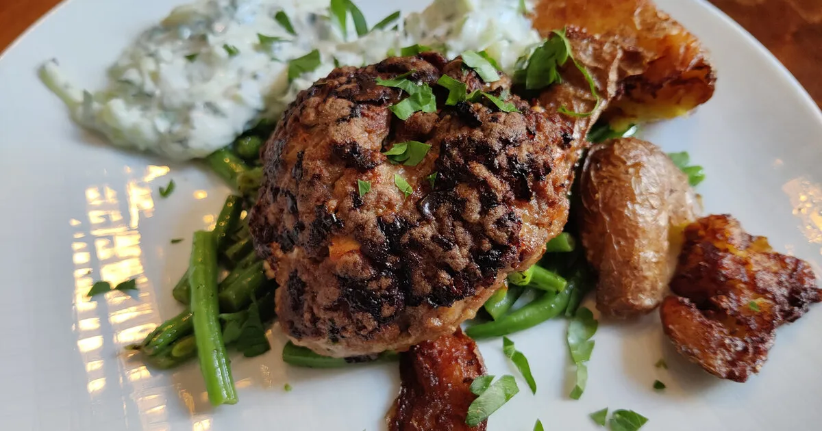 How to Make Greek Bifteki (Feta-Stuffed Meat Patties)