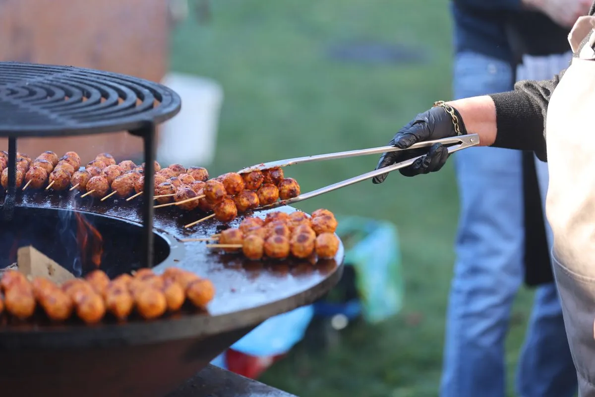 Grilled Meatballs on Skewers (Summer BBQ Recipe)