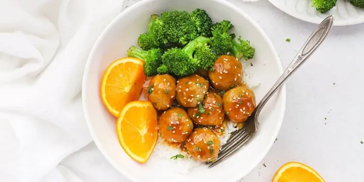 How to Make Orange Chicken Meatballs (Sticky Citrus Glaze)