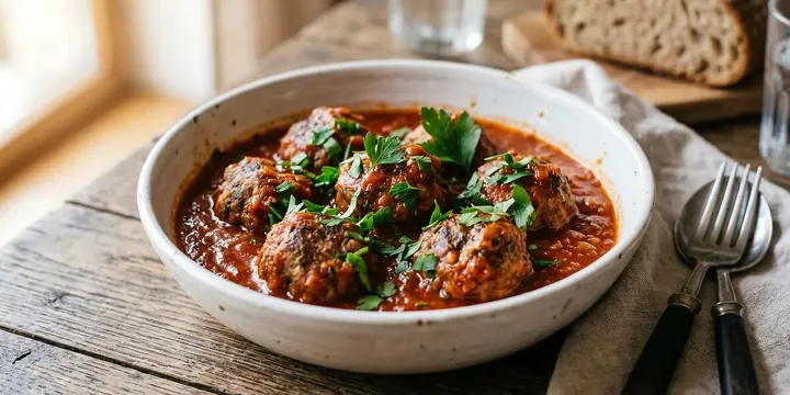 How to Make Slovak Meatballs in Tomato Sauce