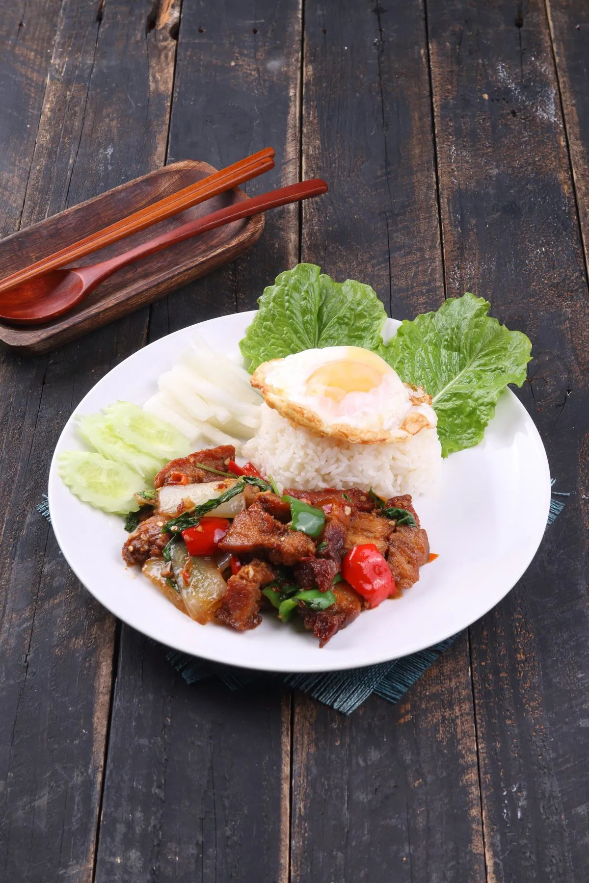 Thai Basil Meatballs (Pad Kra Pao Style) - 30-Minute Dinner